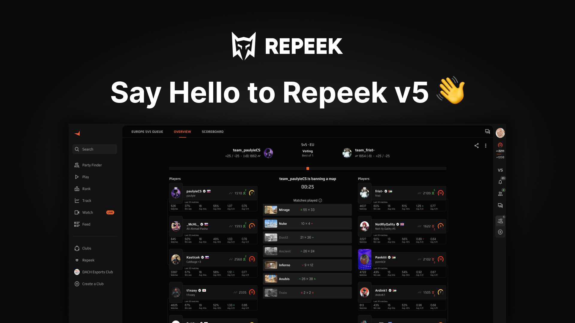 Repeek v5 has arrived – Repeek (formerly FACEIT Enhancer)